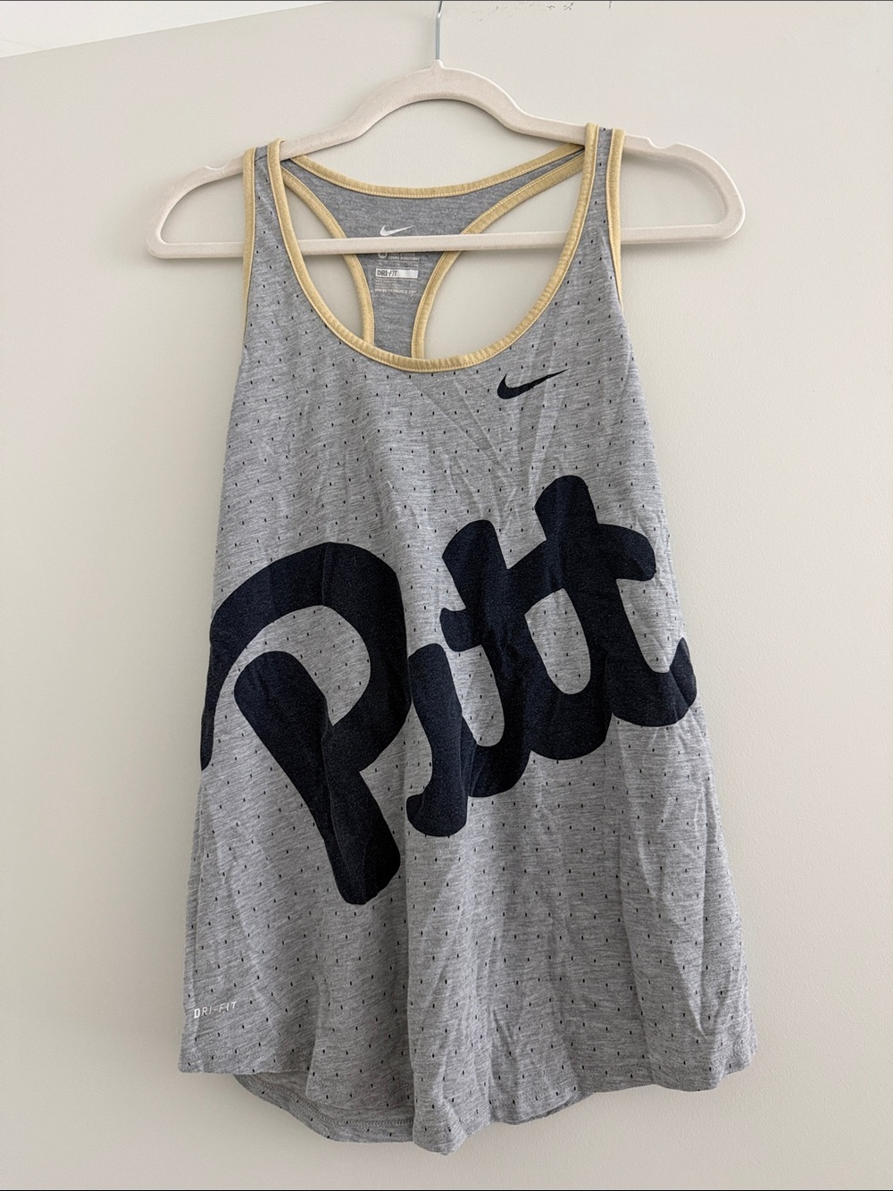 Pitt Logo Racerback Tank Top University of Pittsburgh size XL